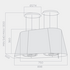 Elica TWINIX/F/90 90cm Twin Island Rangehood image NaN