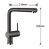 Blanco Kitchen Mixer with Pull Out Tap Anthracite LINUSSA image NaN