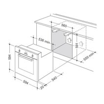 Delonghi DEL604M 60cm Electric Built-In Oven hero image