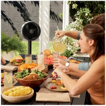Shark FlexBreeze Pedestal Fan with Misting Attachment Black FA225 hero image