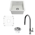 Turner Hastings Cuisine 46 Sink Pack with Chrome Ludlow Pull Out Mixer Tap and Accessories PKG048 image NaN