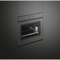 Fisher & Paykel 60cm Series 9 Minimal Handleless Pyrolytic Oven-Grey Glass OB60SMPTNG1 hero image