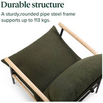 Zinus Accent Chair Light Green AU-USHSL5ZC-31G hero image