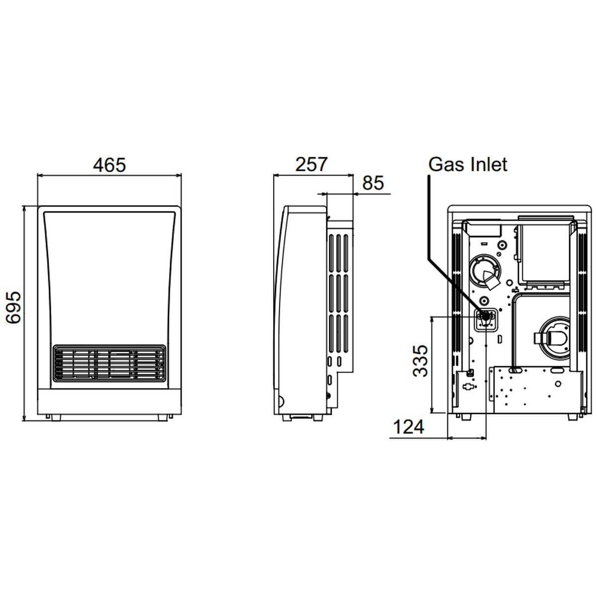 Rinnai EnergySaver Flued Natural Gas Heater K309FTSN hero image