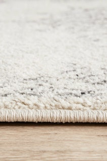Rug Culture Chrome Large Silver & Off White Rug 400X80CM - CRO-RIT-SIL-400X80 hero image