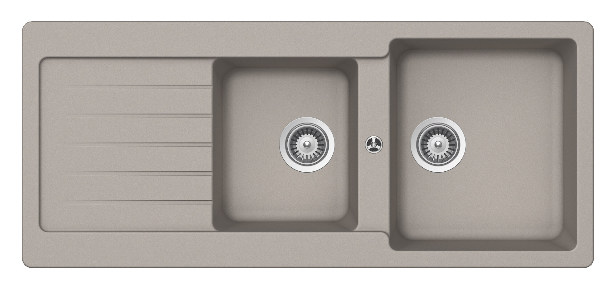 Abey TD200TC Schock Typos 1 and 3/4 Bowl Left Hand Drainer Sink Pack hero image