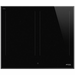 Smeg 60cm Black Ceramic Induction Cooktop SAI3643B hero image