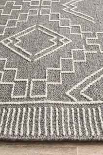 Rug Culture Hudson Large Grey Rug 280X190CM - HUD-802-GRY-280190 hero image