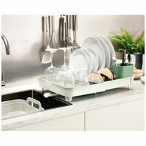 Joseph Joseph Extend Dish Rack Light Stone/Sage 851652 hero image