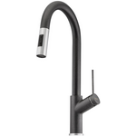 Oliveri Vilo Pull Out Tap Granite Black VT0426B-ST-BL hero image