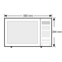 Smeg SA37X 34L Microwave 1000W hero image