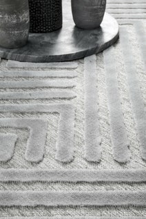 Rug Culture York Extra Large Silver Rug 330X240CM - YRK-CIND-SIL-330X240 hero image