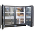 Schmick 233L Heated Glass Quiet Under Bench Black Bar Fridge SK206-B-HD image NaN