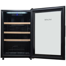 LeCavist 20 Bottle Wine Cabinet Single Zone Black LEK21PV hero image