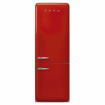 Smeg FAB 50's Style 481L Bottom Mount Refrigerator Red FAB38RRD5AU hero image