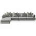 Kalona KYOTO Left Facing Extended Chaise Sofa Cloud WS-205-LCS-VILA-11 image NaN