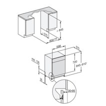 Miele Built-Under XXL Dishwasher with AutoDos Stainless Steel G7609SCUXXLCLST hero image