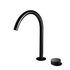 Rogerseller Eccentric Hob Mixer with Swivel Outlet - Matte Black 360600405111 image NaN