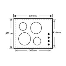 Chef EHC917W Electric Cooktop hero image