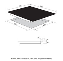 Smeg SAI63 60cm SmartSense Induction Cooktop hero image