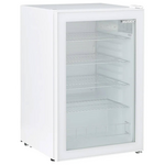 Husky 130L Anti-Condensate Glass Door Bar Fridge White HUS130HDWH hero image