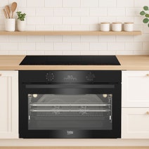 Beko 90cm Twin Fan Multifunction Built in Oven Dark Stainless Steel BBOB91271MDX hero image
