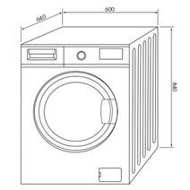 Euromaid 8.5kg Front Load Washing Machine Dark Grey EFLP850G hero image