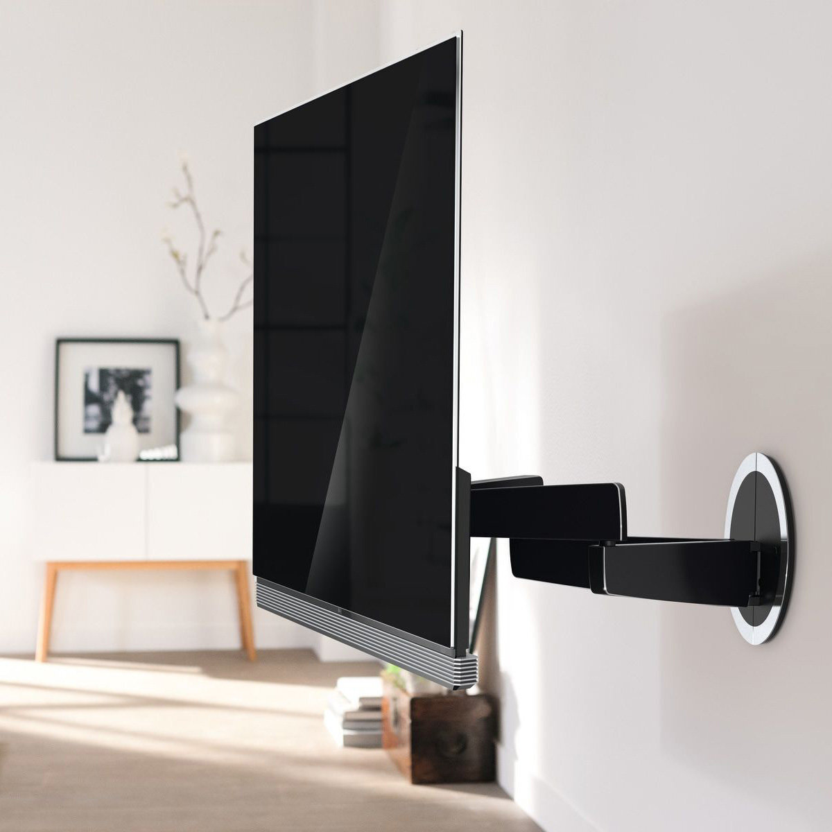 Vogel's NEXT7346 Full-Motion OLED TV Wall Mount for 40 to 65 Inch TVs Black hero image