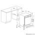 Smeg 60cm Semi Integrated Dishwasher DWAI6214X2  image NaN