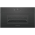Fisher & Paykel Series 9 76cm Minimal Handleless Combination Steam Oven Black OS76NMUNB3 hero image