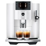 Jura E8 INTC Piano White Automatic Coffee Machine 15662 hero image