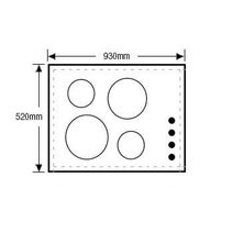 Chef EHC947U Ceramic Cooktop hero image