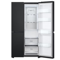 LG 655L Side by Side Fridge Matte Black GS-B600MBL hero image