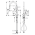 Hansgrohe Talis M54 210 1jet Pull Out Kitchen Tap - Chrome 72802003 image NaN