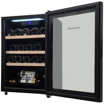 LeCavist 20 Bottle Wine Cabinet Single Zone Black LEK21PV hero image