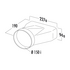 Novy Flat Exhaust Duct Transfer - Rectangular to Round 1906406 image NaN