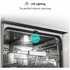Hisense 60cm Freestanding Stainless Steel Dishwasher HSCM15FS image NaN