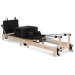 Lifespan Fitness Contour 2 Folding Wood Pilates Reformer Set Black LFRF-CONTFLD2 hero image