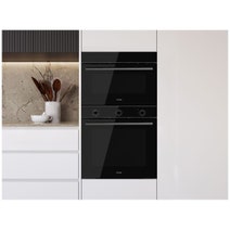 Omega 60cm 16 Function Built-in Electric Single Pyrolytic Oven with AirFry Midnight OBOP6016AM hero image