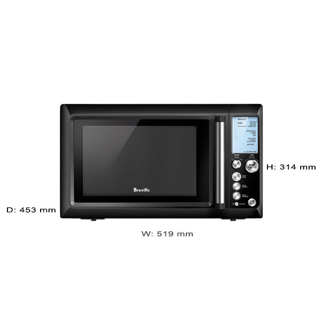 Breville BMO735BKS 34L the Quick Touch Microwave Oven 1100W