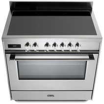 DeLonghi 90cm Deluxe Freestanding Induction Cooker Stainless Steel DEF1407INDSS hero image