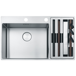 Franke Box Centre Double Bowl Sink with Small Bowl Right BWX220-54/27SBR hero image