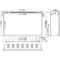 Modern Flame Redstone 54" Built In Flush Mount Fireplace RS-5435-AUS hero image