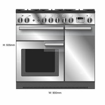 Falcon 90cm Elise Freestanding Dual Fuel Oven/Stove Mineral Green and Nickel ELS90DFMGN hero image