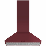 Fisher & Paykel Series 7 90cm Pyramid Chimney Wall Canopy Rangehood Red HC90PCR1 hero image