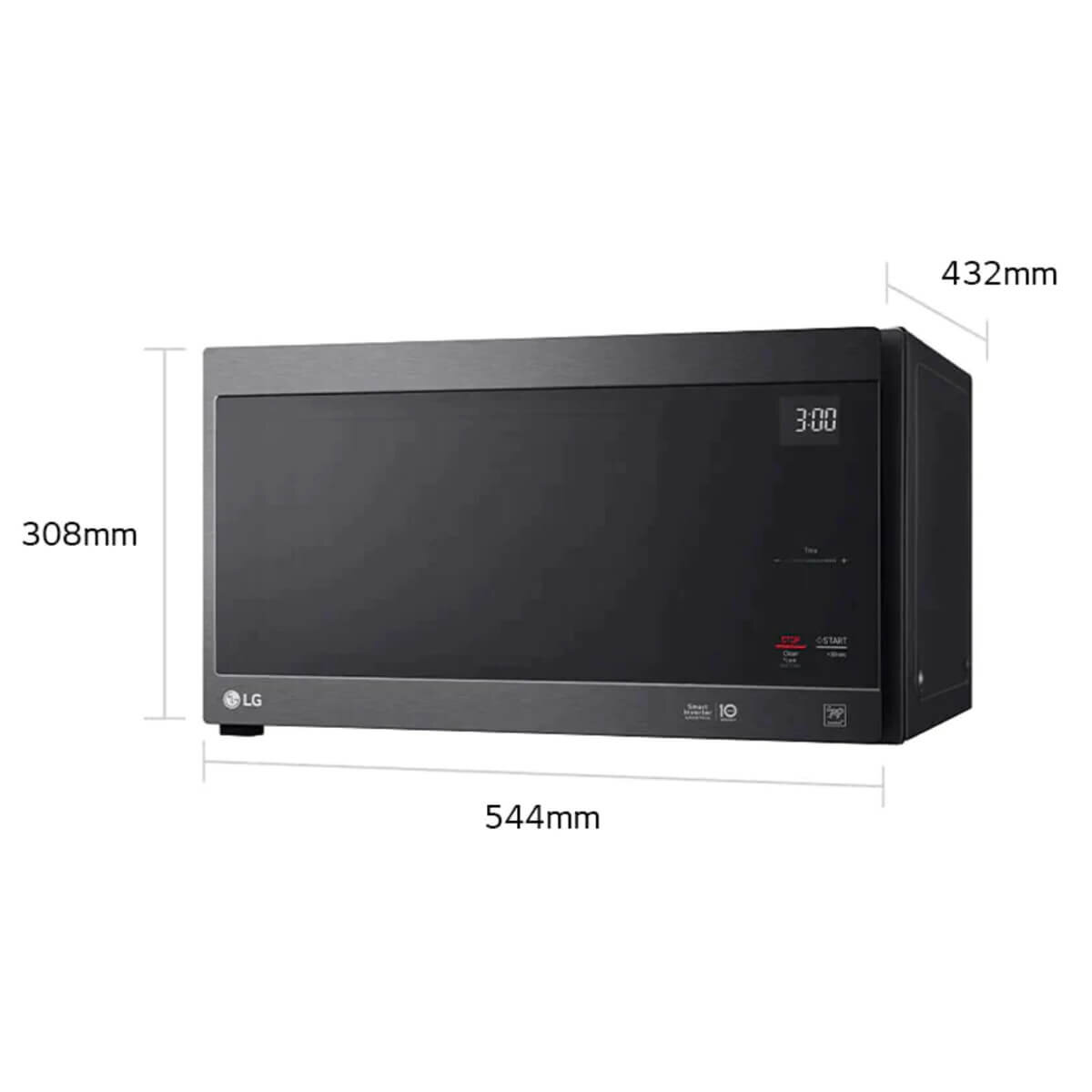 Lg neochef 42l 1200w matte black stainless steel microwave ms4296ombs cheap