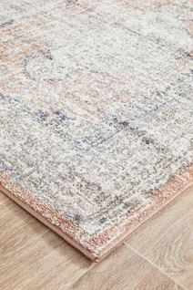 Rug Culture Mayfair Medium Peach & Blue Rug 300X80CM - MAY-LOR-PEA-300X80 hero image