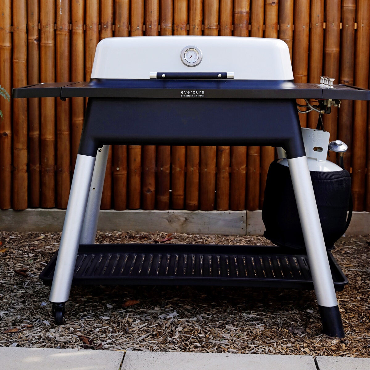 Everdure by Heston Blumenthal Furnace Three Burner Gas BBQ Stone E3G1SA |  Appliances Online