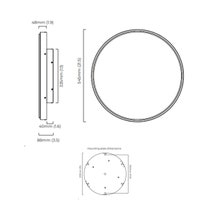 CTO Lighting Anvers Large Wall or Ceiling Rose - Bronze ACCGENCWOLBZ hero image