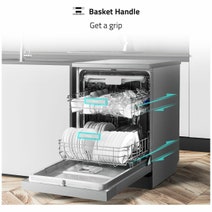 Hisense 60cm Freestanding Stainless Steel Dishwasher HSCM15FS hero image